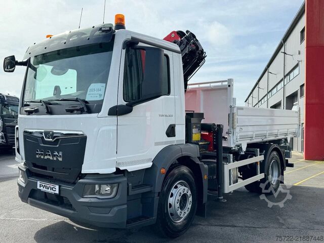 3-smerni kiper MAN TGM 18.320 4x2 BB 3-Seiten Krankipper Palfinger
