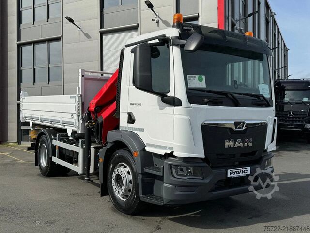 3-smerni kiper MAN TGM 18.320 4x2 BB 3-Seiten Krankipper Palfinger