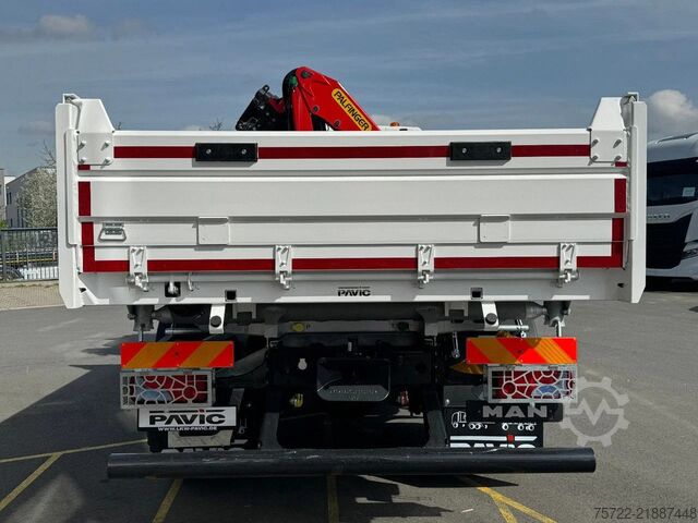 3-smerni kiper MAN TGM 18.320 4x2 BB 3-Seiten Krankipper Palfinger