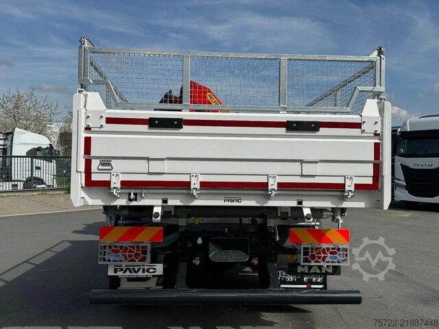 3-smerni kiper MAN TGM 18.320 4x2 BB 3-Seiten Krankipper Palfinger