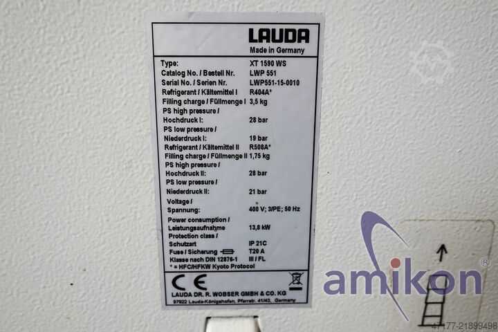 Циркуляційний охолоджувач -90 до +200°C 15 кВт Lauda Prozess-Thermostat Integral XT 1590 WS