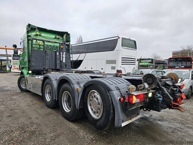 Camião porta-contentores de gancho SCANIA R560 LB8X4X4HSA JOAB Blatt/Luft Lenkt/Li