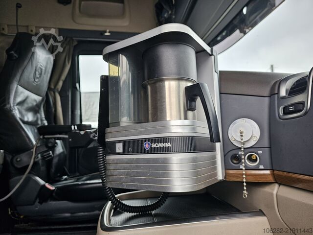 Camião porta-contentores de gancho SCANIA R560 LB8X4X4HSA JOAB Blatt/Luft Lenkt/Li