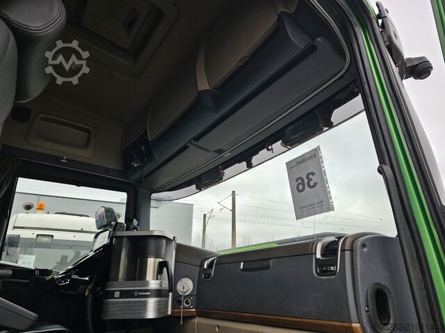 Camião porta-contentores de gancho SCANIA R560 LB8X4X4HSA JOAB Blatt/Luft Lenkt/Li