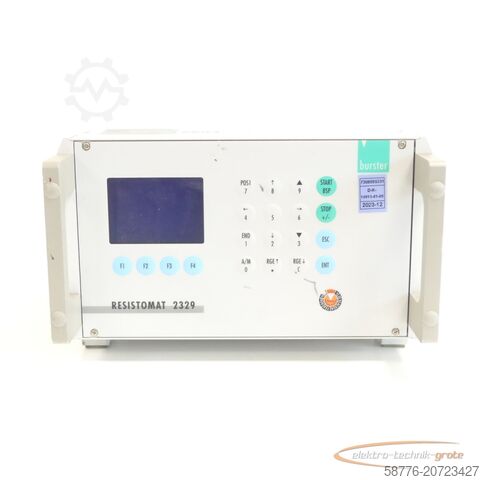 Burster komponenta Burster burster 2329 RESISTOMAT Widerstandsmessgerät SN:439068