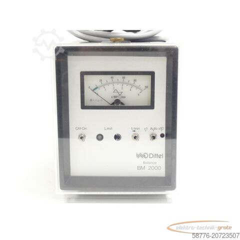 مكون ديتل Dittel BM 2000 Balance - Meßgerät SN:239-5209