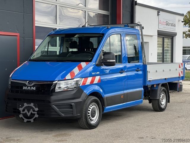 Pick-up skåpbil MAN TGE 3.180 DOKA 7-Sitz AHK 1-Hand orig. 152tsd km