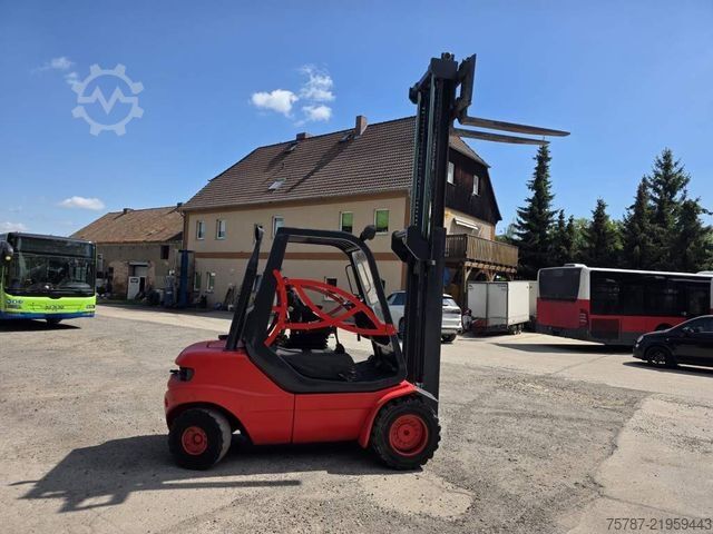 Frontlastare truck LINDE H35-03 SDtapler Duplex Mast, 5.600 Kg zul. GGW