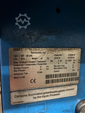 Kompresor me vidë Abac Spinn 5.5x compressor with drier