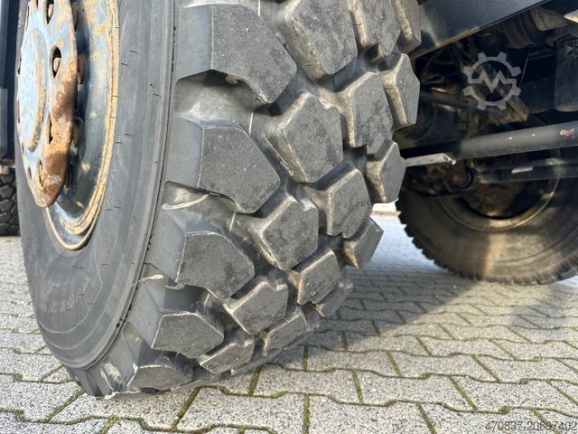 फ्लैटबेड ट्रक UNIMOG U 500 / Palfinger PK 23000 / Personenkorb/ Winde