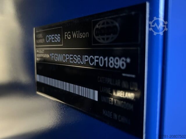 Agregado FG Wilson P660-3 - 660 kVA Genset - DPX-16022