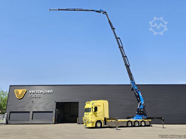 Camión grúa Scania S580 V8 / 8x4 / FASSI 115 t/m CRANE / RETARDER