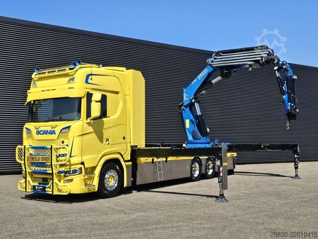 Camión grúa Scania S580 V8 / 8x4 / FASSI 115 t/m CRANE / RETARDER