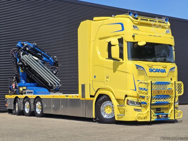 Camión grúa Scania S580 V8 / 8x4 / FASSI 115 t/m CRANE / RETARDER