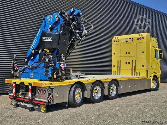 Camión grúa Scania S580 V8 / 8x4 / FASSI 115 t/m CRANE / RETARDER