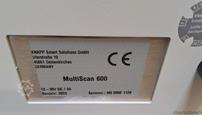आयतन माप उपकरण Knapp Smart Solutions GmbH MultiScan 600