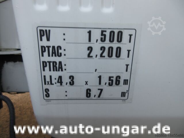 Camion dei rifiuti Piaggio Maxxi D120 Diesel Müllwagen Bj. 2012 BOM