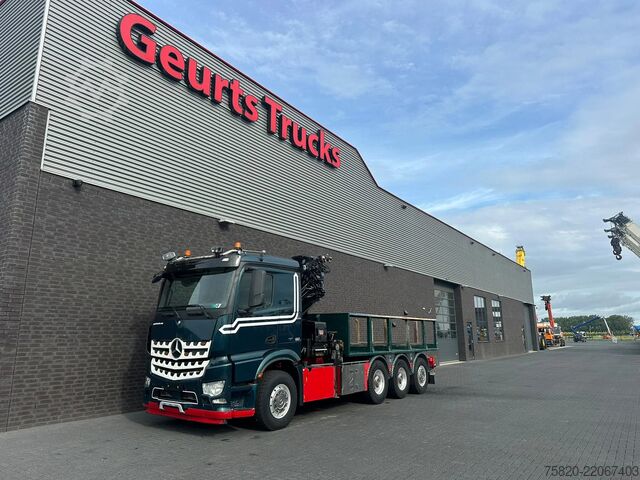 Vrachtwagen met kraan Mercedes-Benz Arocs 3251 8X4 TRIDEM + HIAB X-HIPRO 302 E-6 KR...