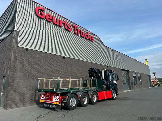 Vrachtwagen met kraan Mercedes-Benz Arocs 3251 8X4 TRIDEM + HIAB X-HIPRO 302 E-6 KR...