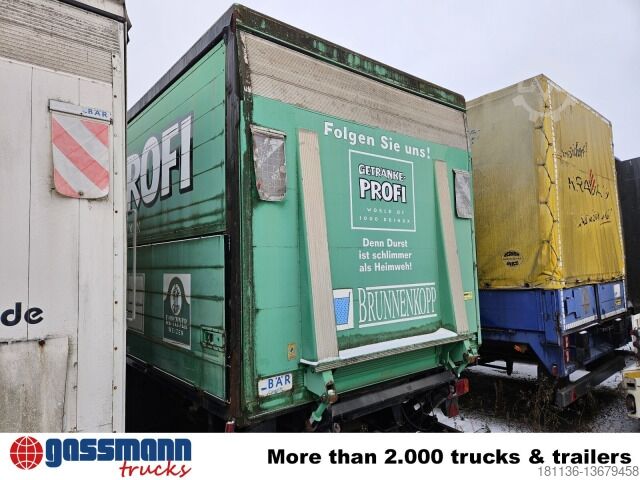 Remorque à caisse Koegel ZFHB 18, Böse Getränkekoffer, BÄR LBW
