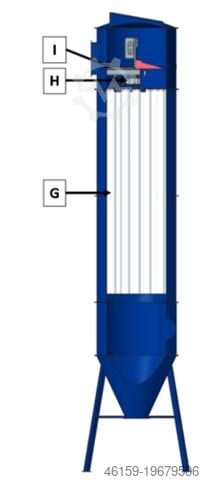 Система аспирации - Тип фильтра-воздуходувки JKF not Weinig BF-36CT-ET S 5,0L