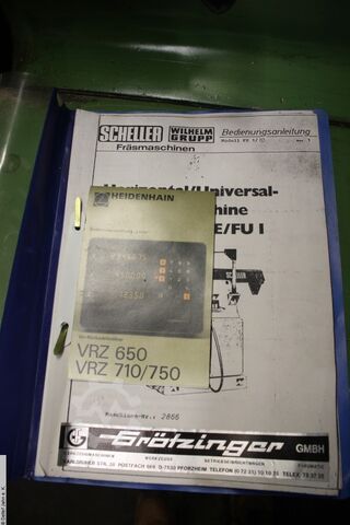 Fresadora de sala de ferramentas - Universal Berlett FE1-10