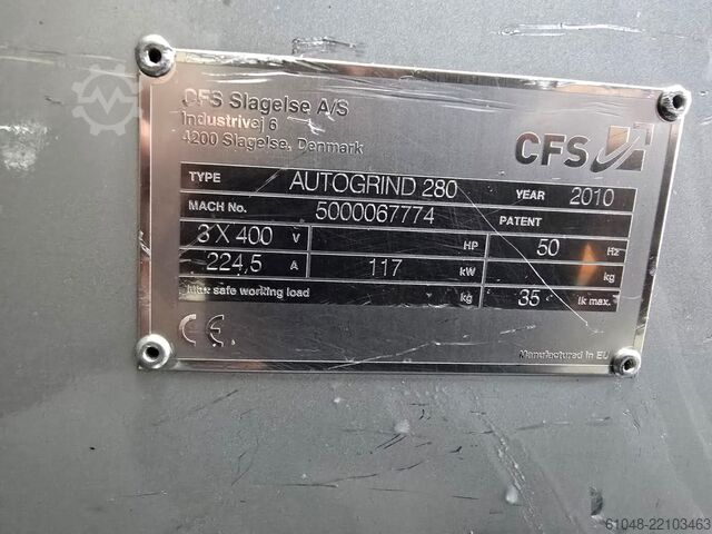 Gaļas pārstrādes iekārta CFS AUTOGRIND 280