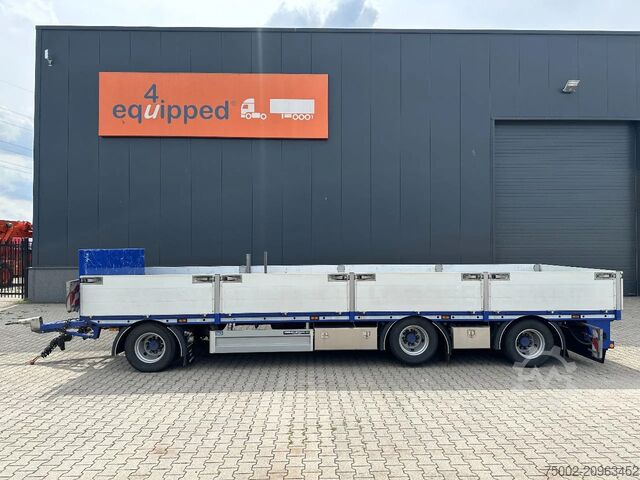 Piattaforma di carico Floor zeer mooie AXD.330 3-assige aanhanger met alu z...