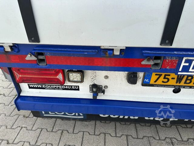 Piattaforma di carico Floor zeer mooie AXD.330 3-assige aanhanger met alu z...