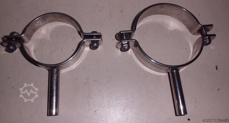 Abrazaderas de tornillo con eje Edelstahl Verschiedene Ø