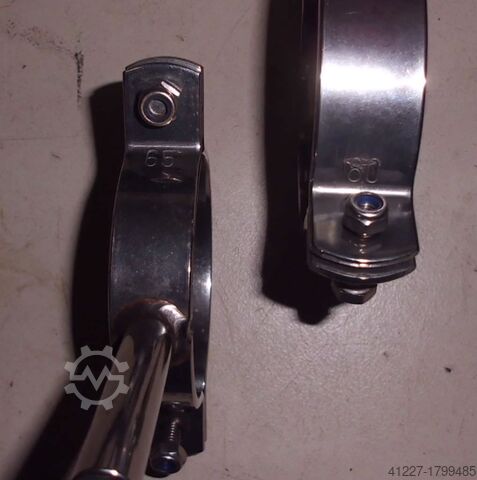 Abrazaderas de tornillo con eje Edelstahl Verschiedene Ø