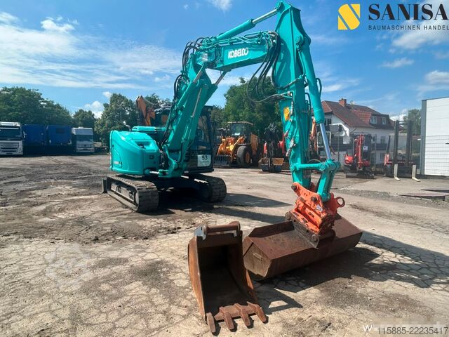 Rupsgraver Kobelco SK85 MSR-7 Powertilt/ZSA/Klima/Hydra. Vers/2xLöffel