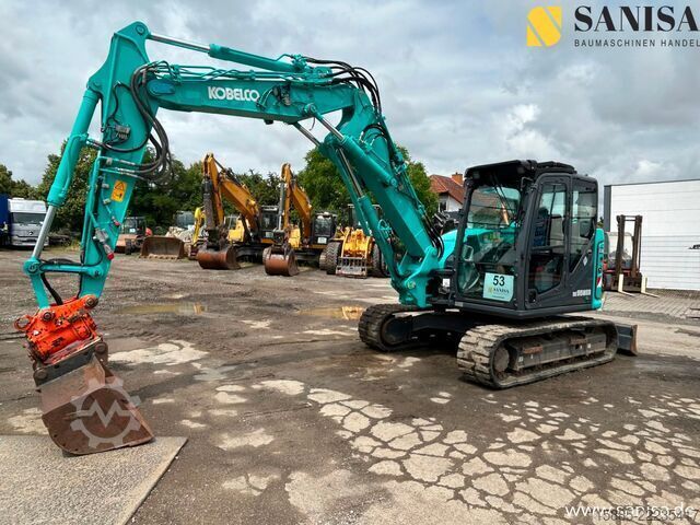 Rupsgraver Kobelco SK85 MSR-7 Powertilt/ZSA/Klima/Hydra. Vers/2xLöffel