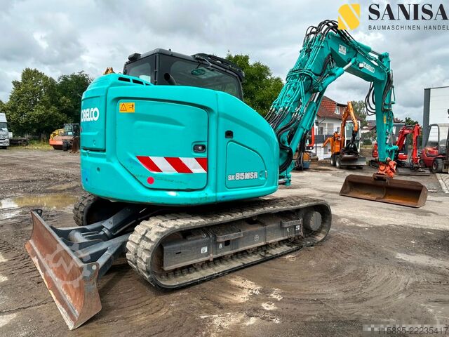 Rupsgraver Kobelco SK85 MSR-7 Powertilt/ZSA/Klima/Hydra. Vers/2xLöffel