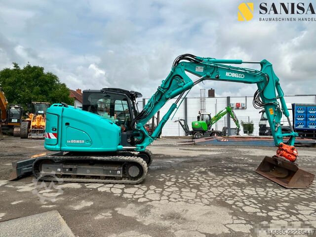 Rupsgraver Kobelco SK85 MSR-7 Powertilt/ZSA/Klima/Hydra. Vers/2xLöffel