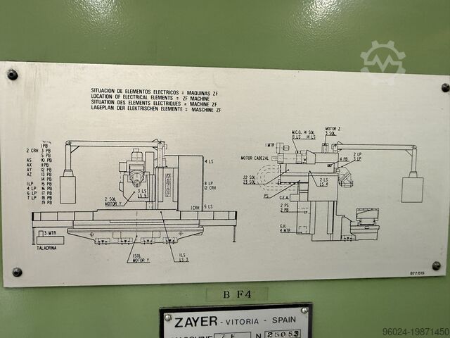 Bed fræsemaskine Zayer ZF 1700
