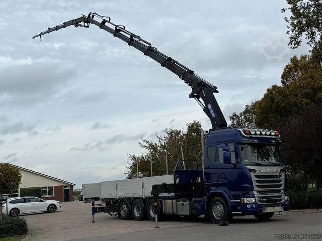 Tovornjak z žerjavom Scania R450 8X4 TRIPLE !!EURO6!! 50TM/JIB/!!TOP!!ROOF/...