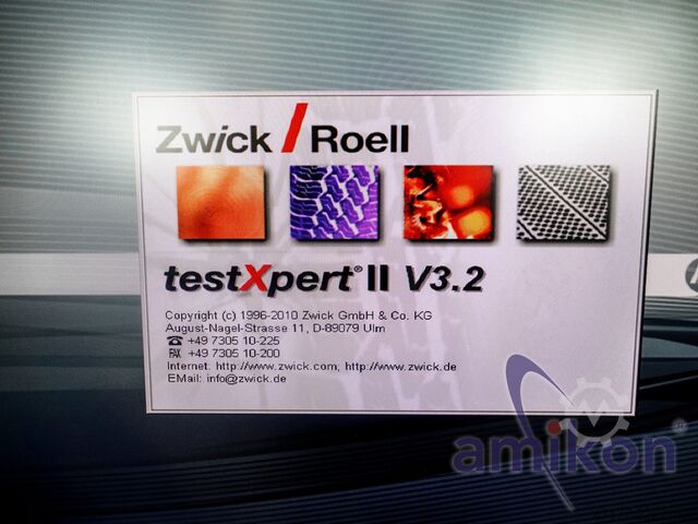 TestXpert incl. accessories Zwick / Roell Z010 10kN Zug Druck Prüfmaschine BT1-FB010TN.D30