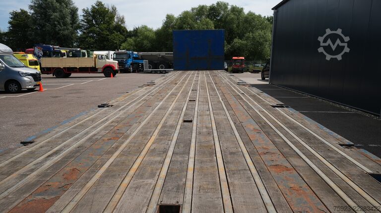 Atrelado da plataforma Pacton 3 axle Flatbed trailer with twistlocks mega