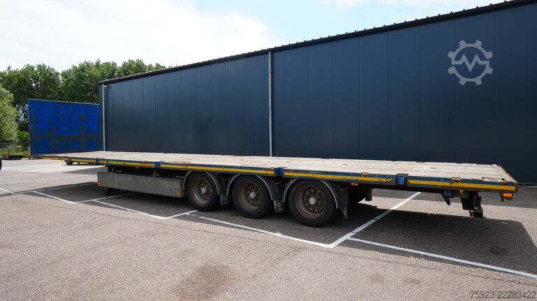 Atrelado da plataforma Pacton 3 axle Flatbed trailer with twistlocks mega