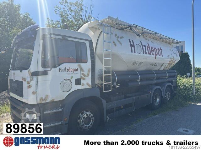 Tankbil MAN TGS 26.440 6x2/4, FFB Silo 30 cbm, Wiegeinr.