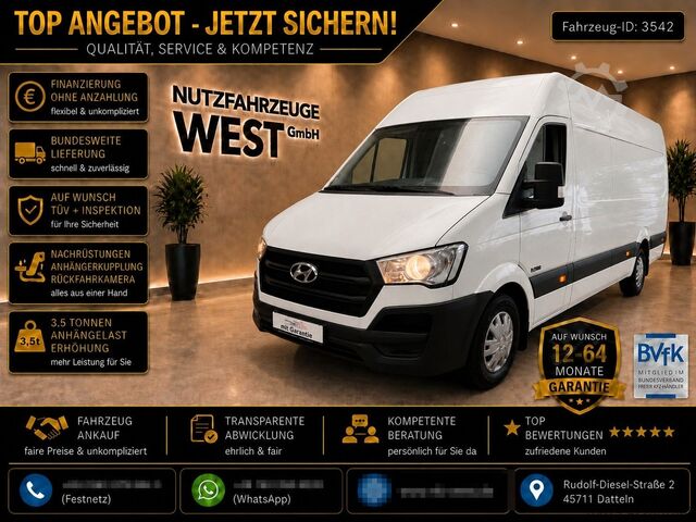 하이탑 밴 HYUNDAI H350 2,5 CRDI Maxi Hoch+Lang*L3-H2*Garantie*