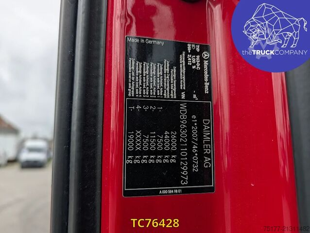 Lona corredera Mercedes-Benz Actros 2548