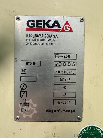 ножиці для профільної сталі GEKA Hydracrop 80 A
