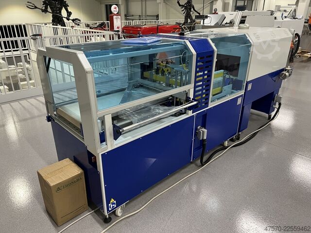 Mesin pembungkus foil Italdibipack Mecpack FS + FornoTouch 5525EV Sealer with Shrink Tunnel