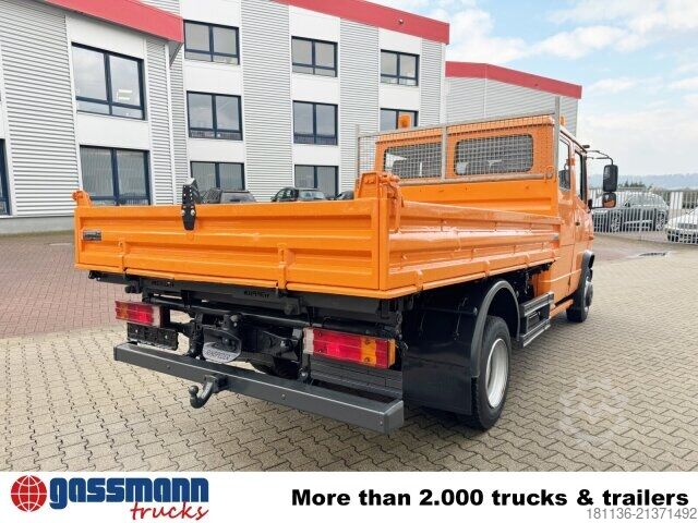 Furgão basculante Mercedes-Benz Vario 816 D 4x2 Doka, 2x AHK, Meiller Kipper,