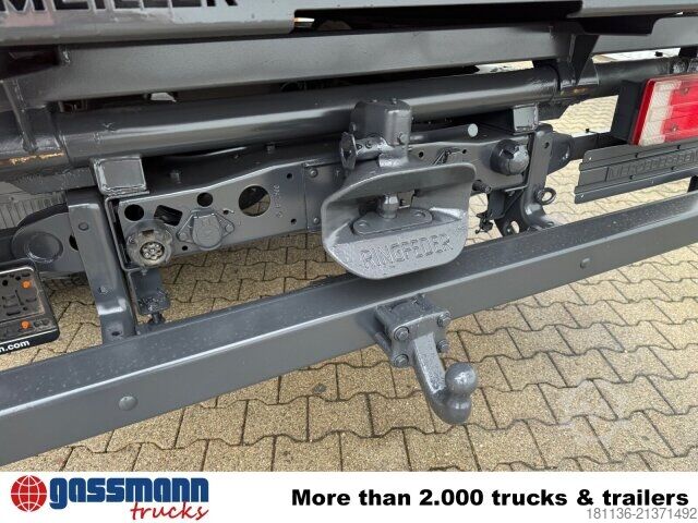 Furgão basculante Mercedes-Benz Vario 816 D 4x2 Doka, 2x AHK, Meiller Kipper,