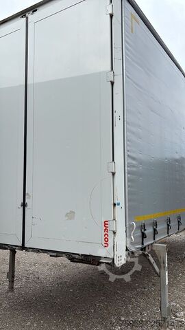 Skipta kassa með flatbed og presenningu Wecon Jumbo XXL Innen 3090 mm Hubdach Verzinkt