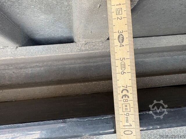 Skipta kassa með flatbed og presenningu Wecon Jumbo XXL Innen 3090 mm Hubdach Verzinkt