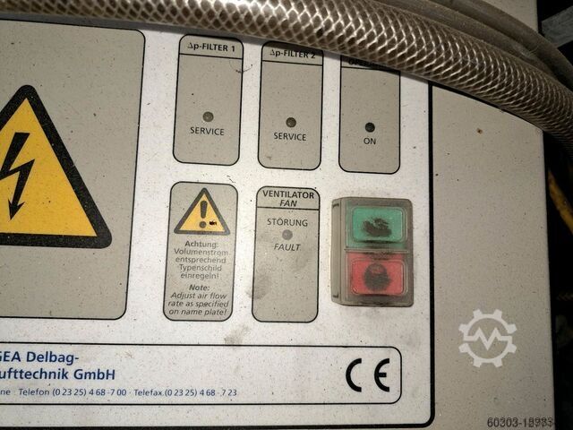 Separador de neblina compacto Multiair Delbag KNA/W 2/1